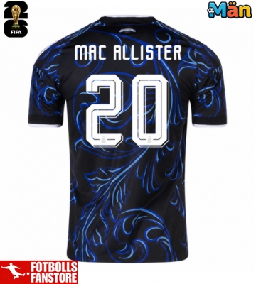 Argentina Alexis Mac Allister #20 Bortatröja VM 2026 Kortärmad